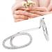 Fingernail Rings Women Exquisite Fashionable Finger Nail Cover Rings Nail Art Decoration Finger Nail Rings Vintage Nail Cover Rings Index Finger Nail Jewelry Decorations Ornament for(3043 Platinum)