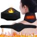 Kenanlan Neck Neck Brace 17 * 11 * 2 Magnetic Thermal Self Heating Neck Pad Massager Belt Neck Support Brace Massager with 9 Magnetic Stones