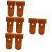Angoily 8 Stk razor case Fall men's razor Razor cover made of leather handbag storage bag razor accessories razor-head storage cover body protective cover