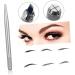 NOLITOY 1pc Slender Multifunction Single-end Pointed Pen Embroidery Eyebrow Thin Manual Silver - Buy Online on SooperMarket.com