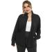 Hanna Nikole Women's Plus Size Running Jacket - Full Zip, Thumb Holes, Black 22 Plus - Buy Online on SooperMarket.com