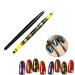 9-Piece Cat Eye Nail Magnet Tool Set for Gel Polish Nail Art | Double-Head Flower Design Pens and Multi-Function Board - Buy Online on SooperMarket.com