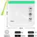 EcoHub Airport Security Liquids Bags - 2 Pack Clear EVA Toiletry Bag for Travel - Airline Approved Zip Lock Bags with Carrying Handle - Green - Buy Online on SooperMarket.com