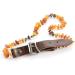 Larsson Amber Necklace for Dogs & Cats | Malachite & Red Jasper | 50-60 cm | International Shipping - Buy Online on SooperMarket.com