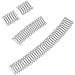 Invisible Broken Hairpin U Shape Hair Finishing Fixer Comb Clips Stretch Comb For Women Girls 3 Pieces