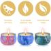 Buy Aottom Fragrance Candles Gift Set - Natural Soy Wax Aroma Candles for Christmas - 9 x 75g Aromatherapy Tealights for Women - Buy Online on SooperMarket.com