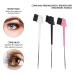 3pcs Eyebrow Brush Comb Set - Multifunctional Double Sided Eyelash & Eyebrow Grooming Tool for Lash Separation & Clump Removal - Buy Online on SooperMarket.com