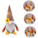 ABOOFAN Doll Thanksgiving Harvest Rudolph Gnome Decoration for Decor Figurine Autumn Festival Party Assorted Color 28X11X7CM - Buy Online on SooperMarket.com