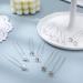 AUXSOUL Bridal Hair Pins - Crystal Pearl U-Shaped Diamond Clips for Wedding - 30Pcs (6 Styles) - Buy Online on SooperMarket.com