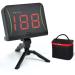 Oye Baseball Speed Radar Speed measuring device and ball speed radar with red LED display shot-speed radar with MPH and KPH measurement free-standing radar for hockey football