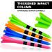 ENHUA Golf Plastic Tees 120 Pack - Unbreakable 3-1/4 Inch Long Blue Tees - Low Friction Bulk Tees - Mixcolor - Buy Online on SooperMarket.com