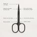 Mylee Straight Edge Nail Scissors Professional Sleek Matte Black Stainless Steel Salon-Quality Nail Scissors for Precision Trimming of Nail Edges and Creating Straighter Shapes - Buy Online on SooperMarket.com
