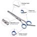 Maxshop Professional Dog Grooming Scissors Set - Titanium Stainless Steel Thinning Shears for Dogs & Cats - Set of 3 - Buy Online on SooperMarket.com