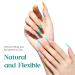 Beetles 500Pcs Long Coffin Fake Gel Nail Tips with Glues - Clear Press On Nails for Acrylic/Dip Powder/Poly Gel Extensions - Halloween Nail Art Design - Buy Online on SooperMarket.com