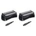 Ggnaxivs 2pcs 21B Replacement Shaver Head for 3 Series 300S 301S 310S 320S 330S 340S Men's Electric Shaver