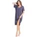 Jecarden Women's Maternity Nightgown - Modal Cotton Sleepwear for Hospital Childbirth - Grey XL - Buy Online on SooperMarket.com