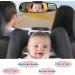 AIPINQI Baby Car Mirror | Rear and Forward Facing Easy View Cartoon Mirror for Infant and Newborn | 100% Shatterproof Safety | Bear Design - Buy Online on SooperMarket.com
