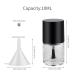 6PCS 10ML Empty Nail Polish Glass Bottles with Brush Cap, Funnel & Mixing Balls - Buy Online on SooperMarket.com