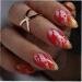 Nail Stamping Plate Set - Leaf Design & Lines Theme | Nail Art Stencil for Perfect Manicure | International Shipping Available - Buy Online on SooperMarket.com