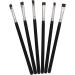 Baluue 18 Pcs Flat Eyebrow Brush Eyeliner Makeup Brush Travel Makeup Brush Eye Brush Artificial Fiber Black - Buy Online on SooperMarket.com