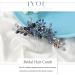 IYOU Crystal Bridal Hair Comb Black Rhinestone Wedding Side Combs Prom Bride Hair Accessories for Women - Buy Online on SooperMarket.com