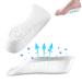 Mokido Orthopedic Highpads 1.0 For men adjustable orthopedic heel lifting deposits insole flat feet orthotic insert labor boots shoe insert (gray 1.37in/3.5cm)