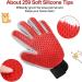 Buy Cat Gloves | Double-Sided Cat Brush & Pet Grooming Gloves for Short & Long Hair - International Shipping - Buy Online on SooperMarket.com