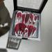 Temperament-enhancing nail art hand-made long nail art finished product with removable fake nails patch.(XS)