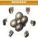 Replacement Shaver Blade Heads - 5 Heads Electric Razor for Beard & Face - Easy Install (Black+Gold) - Buy Online on SooperMarket.com