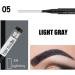 Eyebrow Waterproof Multi-Fork Pencils for Realistic Eyebrow Makeup Daily Eyebrow Makeup Supplies for Home Working Dating Traveling Gathering Dalynn 5# light gray - Buy Online on SooperMarket.com