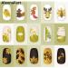 Alexnailart Nail Art Stamping Plates Image Template Nature Plant Leaf Pattern Design Stamper Nail Art DIY Print Manicure Nail Art Stencil Tools NA035 - Buy Online on SooperMarket.com