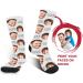 Personalized Photo Socks for Men & Women - Custom Aolun Black & Gray Socks - Perfect Couple Gift S/M Size - Buy Online on SooperMarket.com
