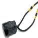 Oralgo's irregular stone trailer necklace insertional chain Tourmaline stone pendant choker necklace unique long sweater chain black tourmaline