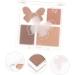 Baluue 2pcs Plastic Eye Shadow Plate Pink Eyeshadow Palette Organiser Eyeshadow Glitter 6.50X6.50X1.00CMx2pcs Multix2pcs - Buy Online on SooperMarket.com