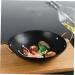 Alipis 1pc Pot Skillet with Lid Cooking Seafoodpot Eggs Frying Pan Double Ear Pan Dog Cookie Shapes Ramen Bowls Cast Iron Pan Mini Pan Camping Heating Pot Stainless Steel Black 30X25X9CM - Buy Online on SooperMarket.com