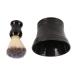 Professional Black Synthetic Bristle Shaving Brush for Men - Ideal for Barbers | International Shipping Available - Buy Online on SooperMarket.com