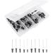 Hemoton Black Rivets Threaded Rivets 120pcs Blind Rivets Aluminium Black .4 .0 .2 Rivet Blind Rivets Nail Fasteners for Home Stainless Steel Rivets Stainless Steel Set - Buy Online on SooperMarket.com
