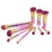 Zetiling 10PCS Makeup Brush Set - Portable Eyebrow Eyeshadow Powder & Concealer Brushes for Flawless Makeup Application - Buy Online on SooperMarket.com