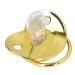 Letter F Shape Pacifier - Stylish Silicone Baby Pacifier with Chain Clip for Home & Travel - International Shipping Available - Buy Online on SooperMarket.com