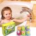 QINGQIU 6 Pack Easter Bubble Bath Bombs with Squishy Toys - Kids Easter Basket Stuffers - Buy Online on SooperMarket.com