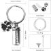  CTDMJ Stainless Steel Dog Paw Cremation Urn Keyring Small Urns for Ashes Ashes Urn Mini Cremation Urn Memorial Ashes Keepsake Keychain Pet Charms Locket Pendant Cremation Jewellery for Ashes - Buy Online on SooperMarket.com