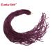 3 Packs Eunice Hair #99J Synthetic Crochet Braids - 28 Inch Soft Goddess Mambo Hair Extensions - Box Braids (28 Roots/Pack) - Buy Online on SooperMarket.com