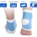 Buy Angrek Washable Gel Spa Heel Socks - 2 Piece Moisturizing Pedicure Care for Dry Cracked Feet - Open Toe Protection (Blue) - Buy Online on SooperMarket.com