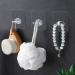 Bayore Transparent Toothbrush Holder - Hygienic Self-Adhesive Stand for Strong Hook Rod Support - Buy Online on SooperMarket.com