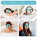 ACWOO Cooling Eye Mask 2PCS Cooling Gel Beads Eye Mask for Puffy Eyes Reusable Hot Cold Therapy Gel Eye Mask for Migraine Relief Headache Dark Circles Dry Eyes Swollen Eyes Sinus Pain (C) A Blue+pink - Buy Online on SooperMarket.com