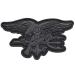 Blackout US Navy Seals Insignia DEVGRU SOCOM Morale Tactical Army PVC 3D Touch Fastener Patch