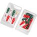 Christmas False Nails Thin Full Wrap Colourfast Pattern Fake Nails 30pcs for Christmas Holiday (0070 LJ04) - Buy Online on SooperMarket.com