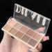 Go Ho 10 Colors Eyeshadow Palette All Matte Naked Eye Shadow Makeup Highly Pigmented Blendable Shades Nude Eye Shadow Waterproof Eyeshadow Makeup Palette 06 Light Pink&Brown 06 Colors Spring Warm
