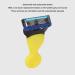 Manual Rotating Blade Razor for Men - Corded Hair Removal Tool with Removable Head | Beard Care Set (Yellow) - Buy Online on SooperMarket.com