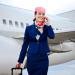 TENDYCOCO Women Stewardess Hat Felt Flight Attendant Air Hostess Hat Cosplay Costume Headwear Accessories for Halloween Party Supplies Pink One Size - Buy Online on SooperMarket.com